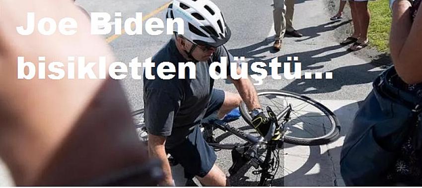 Joe Biden bisikletten düştü... 